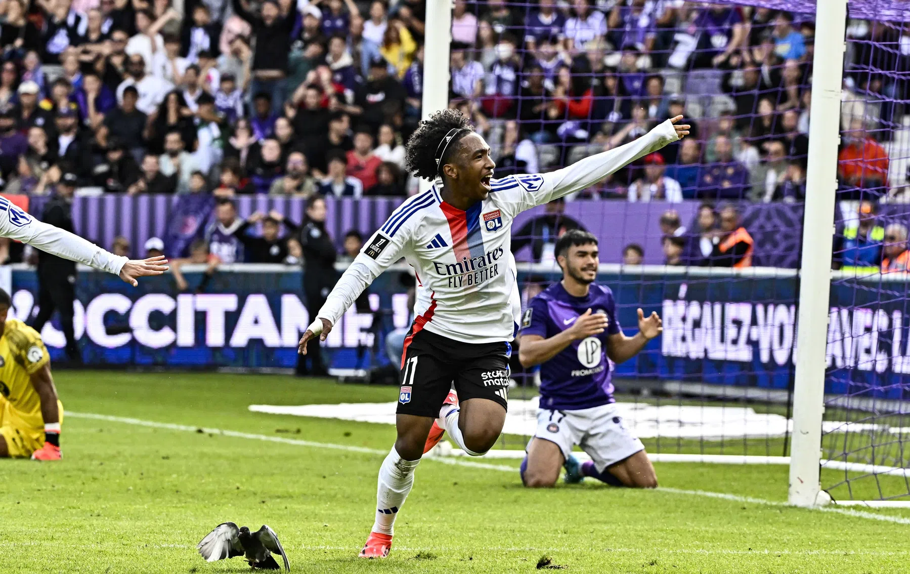 Malick Fofana scoort winning goal voor Olympique Lyon