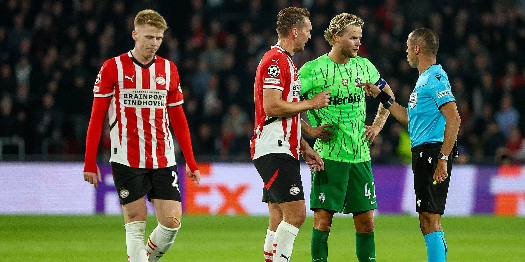 Frustratie bij kijkers van PSV - Sporting