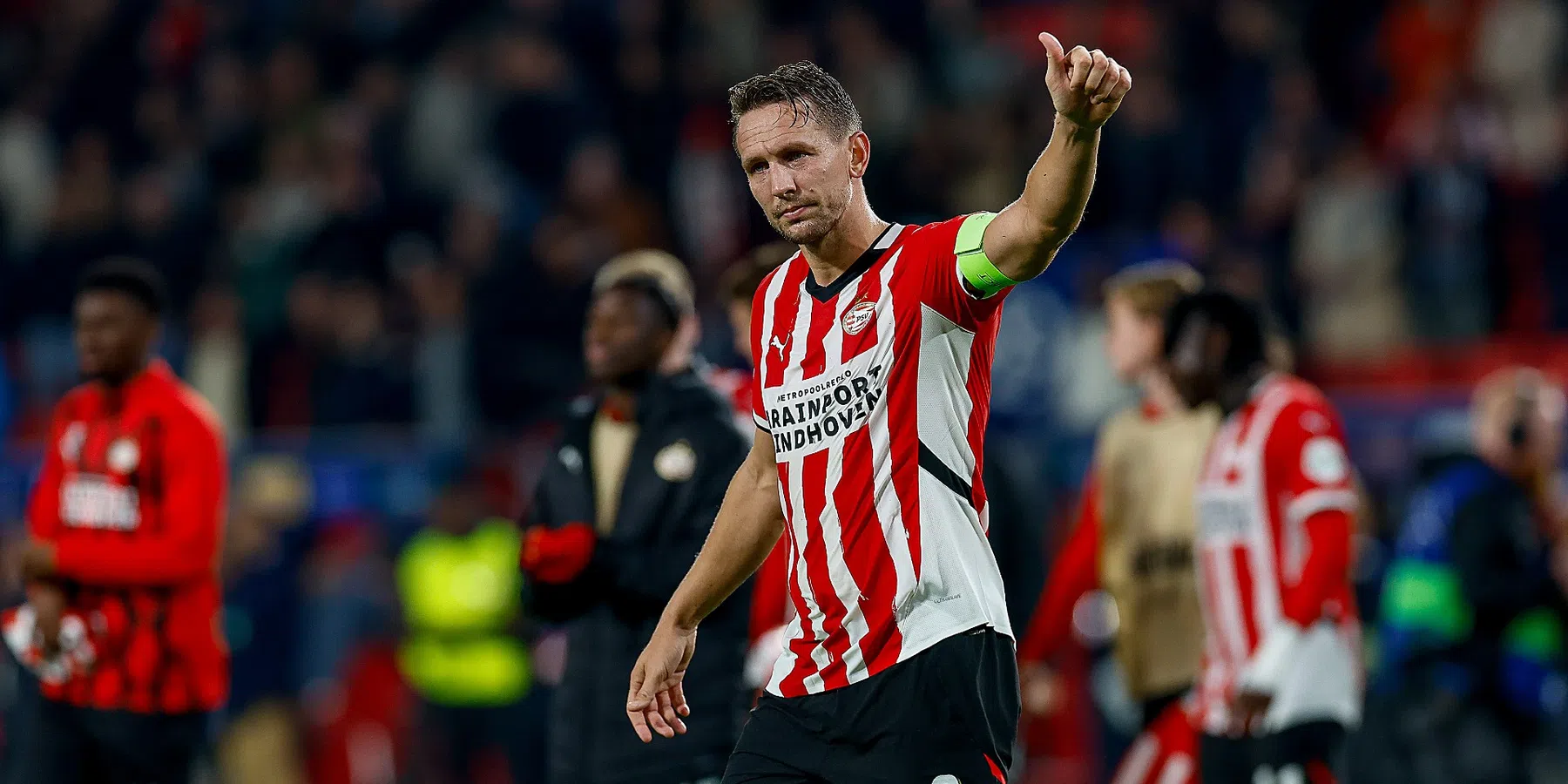 Reactie Luuk de Jong na PSV - Sporting Portugal