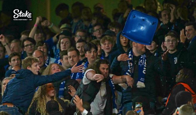 Gent-fans misdragen zich tegen Chelsea, onder meer bannen sneuvelt