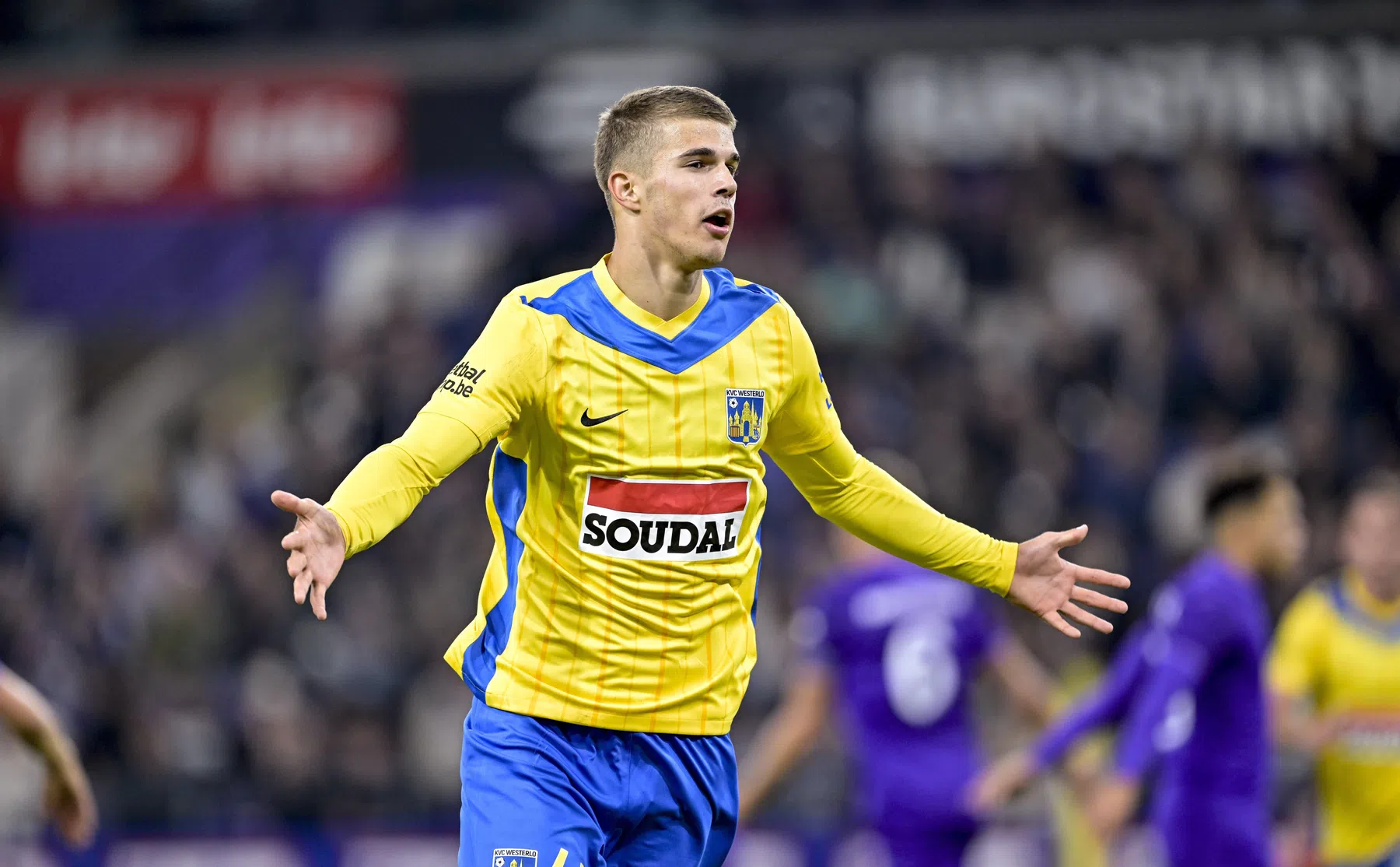 Luka Vušković niet tevreden na gelijkspel Westerlo tegen Beerschot