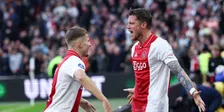 Thumbnail for article: Buitenspel: Ajax-spelers bejubelen ploeggenoot na ontsnapping: 'Beckham..'