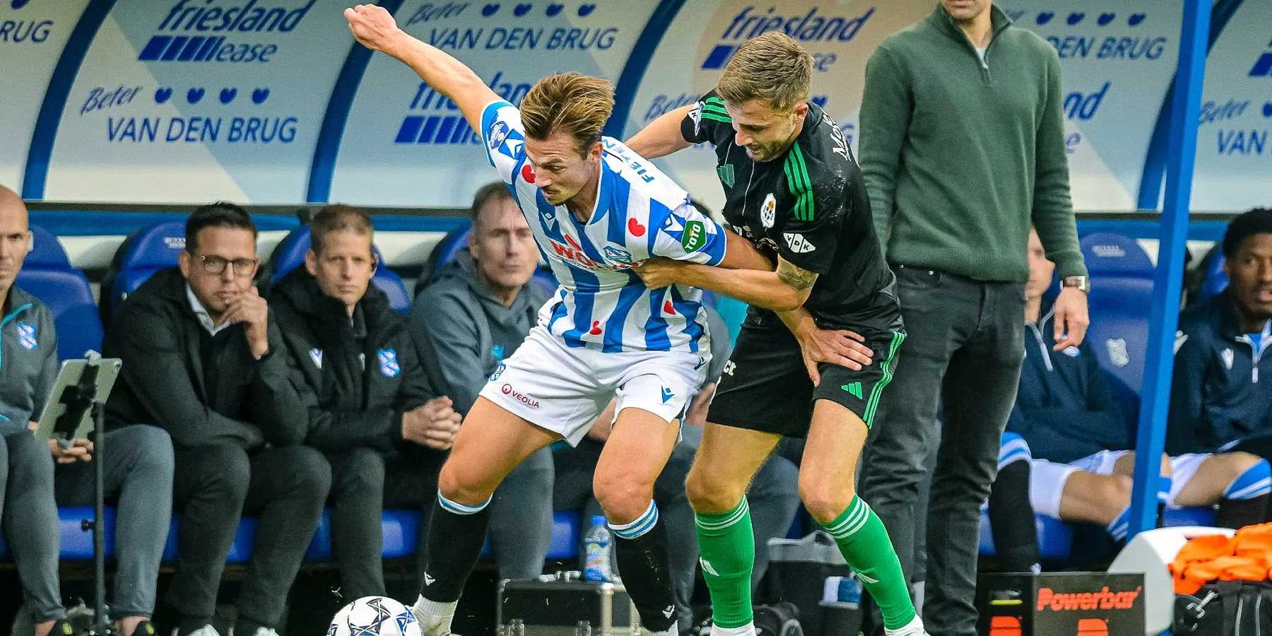 SC Heerenveen speelt gelijk tegen PEC Zwolle