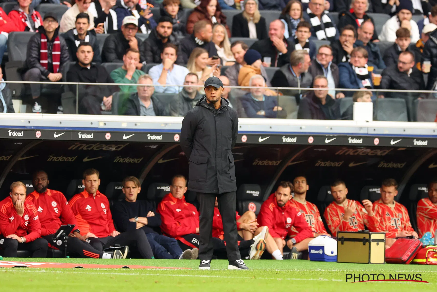 Vincent Kompany speelt gelijk met Bayern München tegen Eintracht Frankfurt