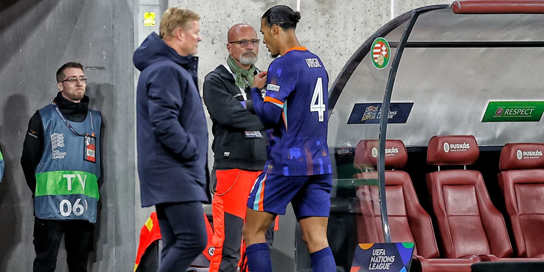 Koeman snapt rode kaart voor Van Dijk niet