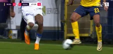 Thumbnail for article: Boufal toont zijn vaardigheid tegen Gent, soepele panna, maar wel bal kwijt