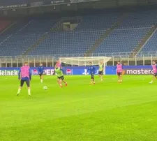 Thumbnail for article: Club Brugge traint in San Siro in aanloop naar Champions League wedstrijd