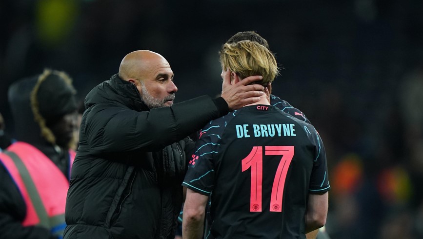 Pep Guardiola over blessure Rode Duivel Kevin De Bruyne 