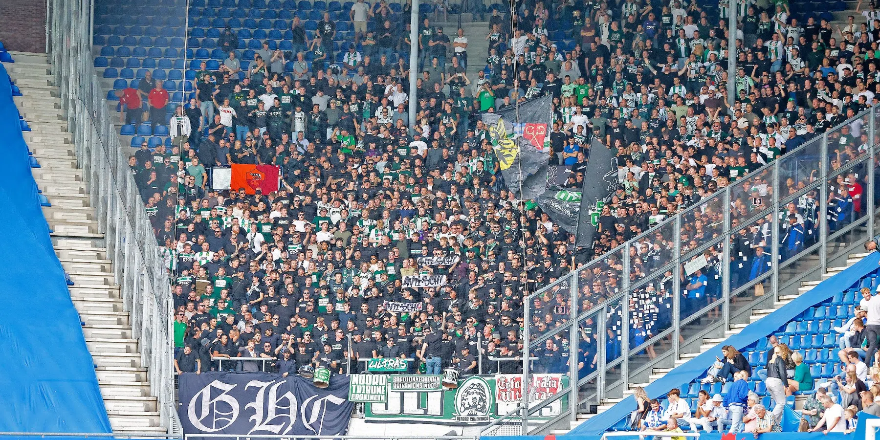 Twee fans van FC Groningen moeten maanden de cel in