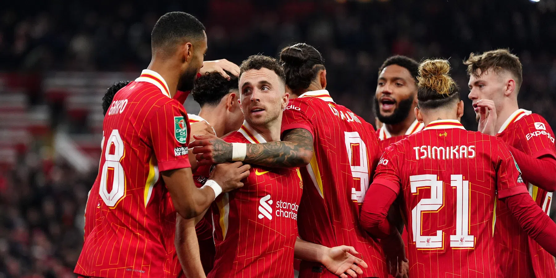 Liverpool dankt Gakpo na dubbelslag: Slot en co. naar kwartfinale League Cup