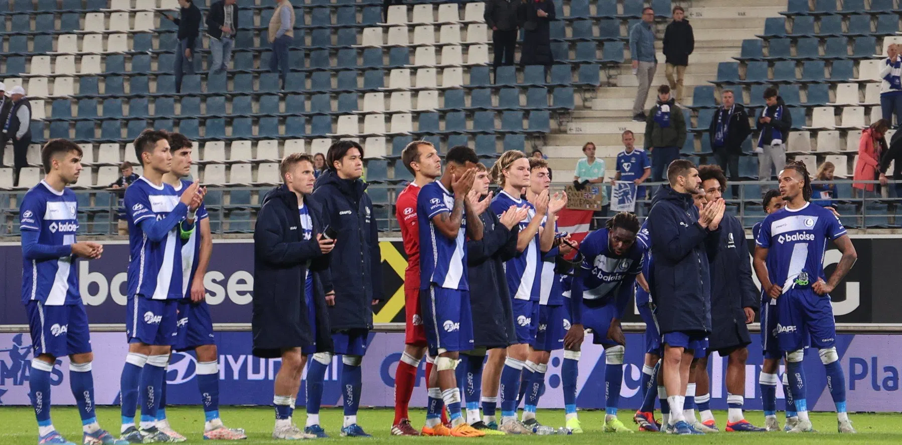 Gent-fans liepen niet storm voor bekerduel met Rochefort