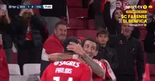 Magnifiek: Di Maria (36) scoort met knalharde volley voor Benfica