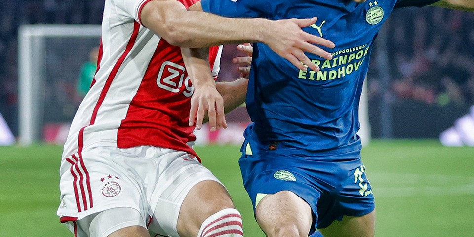 Ajax en PSV treffen elkaar als top twee: pak 50x je inleg bij winst van jouw team!