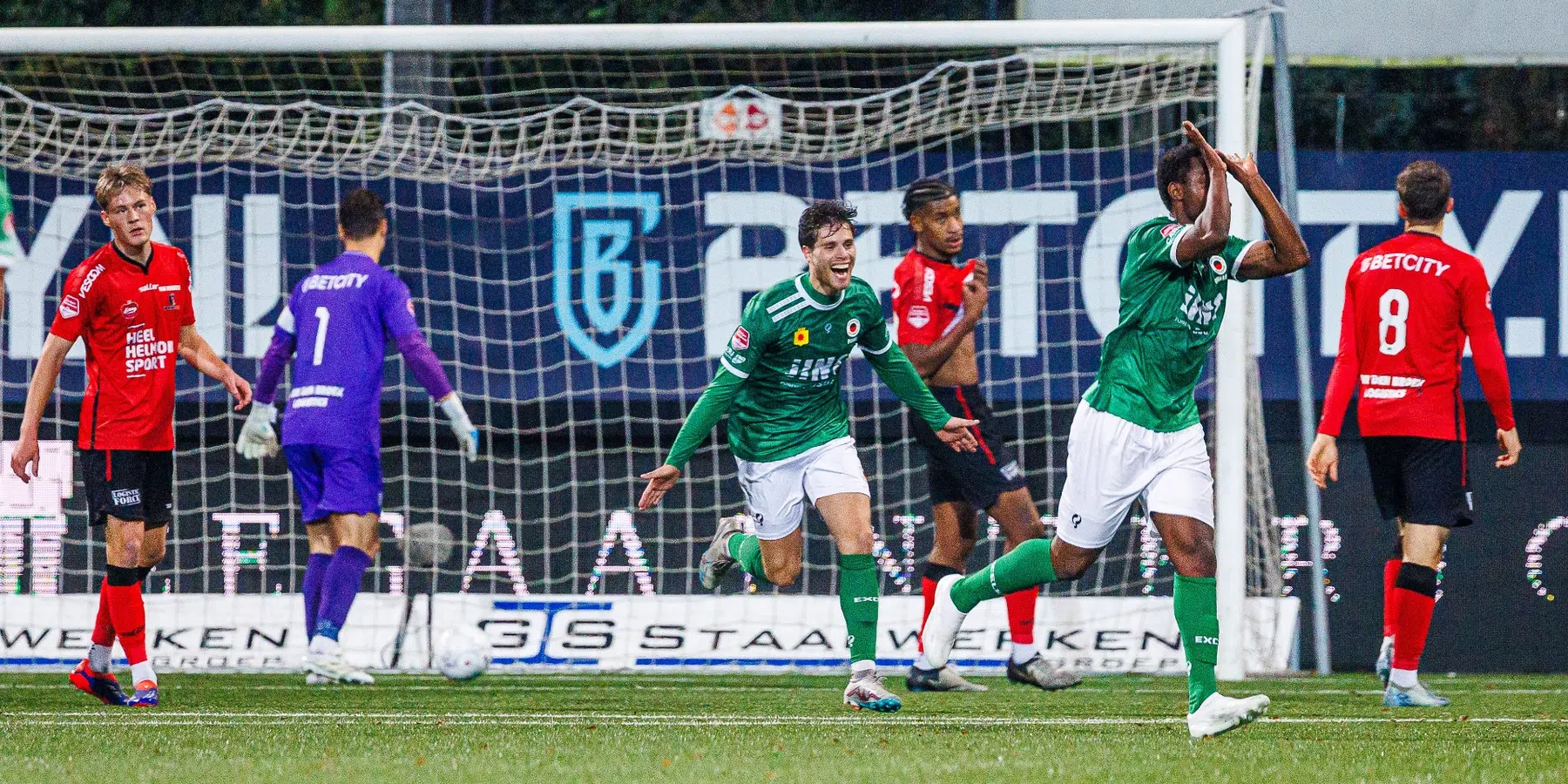 Excelsior wint bij Helmond Sport