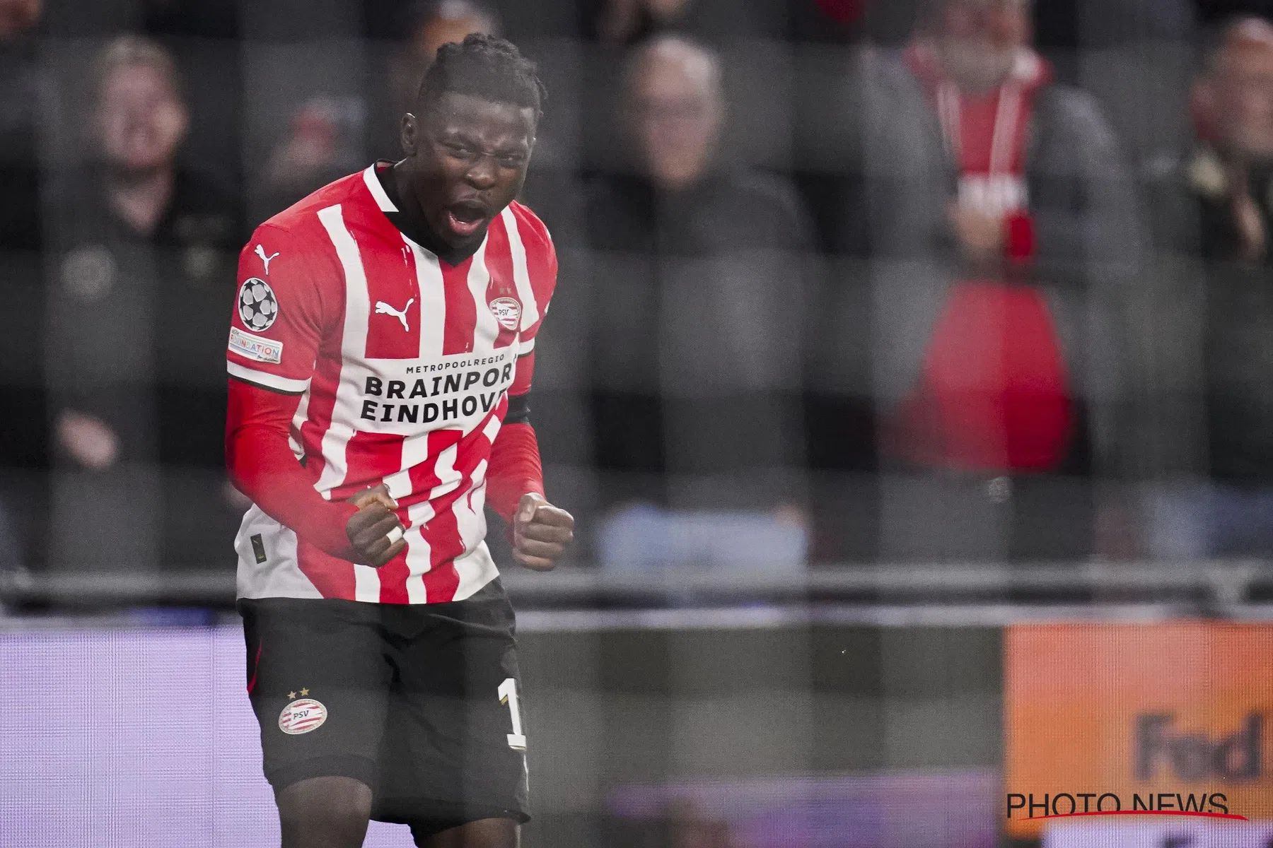 Goal Johan Bakayoko Champions League PSV tegen Girona