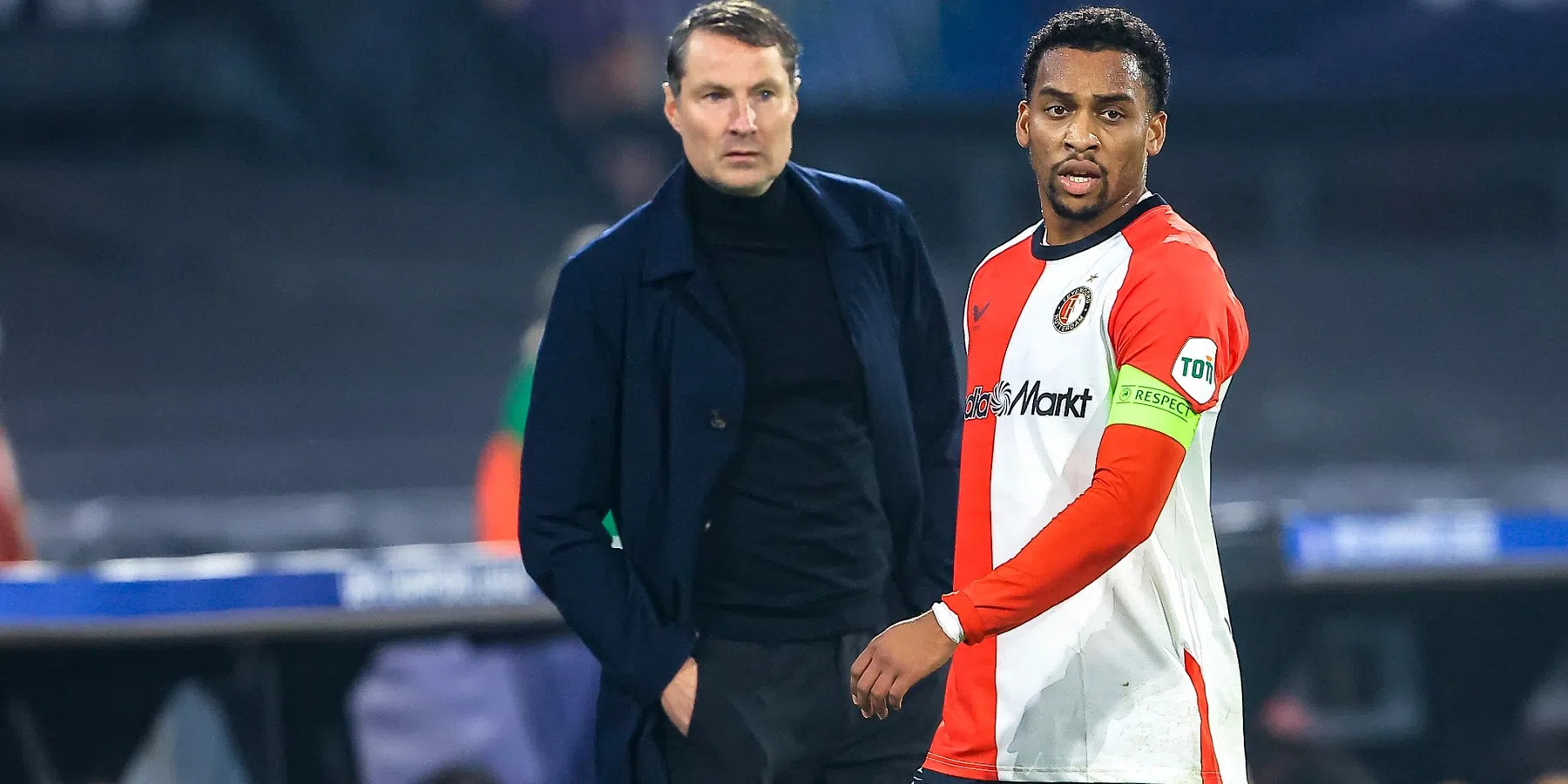 Timber moest door blessure gewisseld worden bij Feyenoord