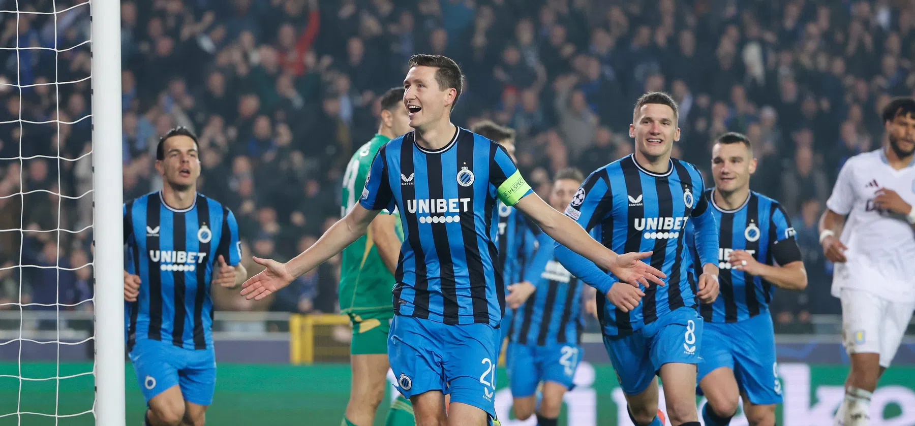 Club Brugge wint van Aston Villa in Champions League