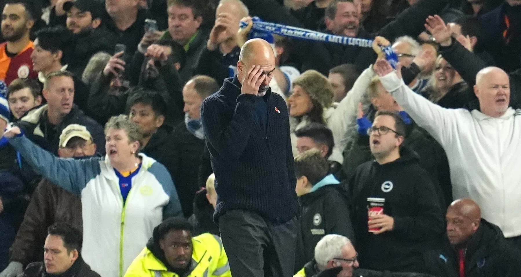 Pep Guardiola over nederlaag Man City tegen Brighton