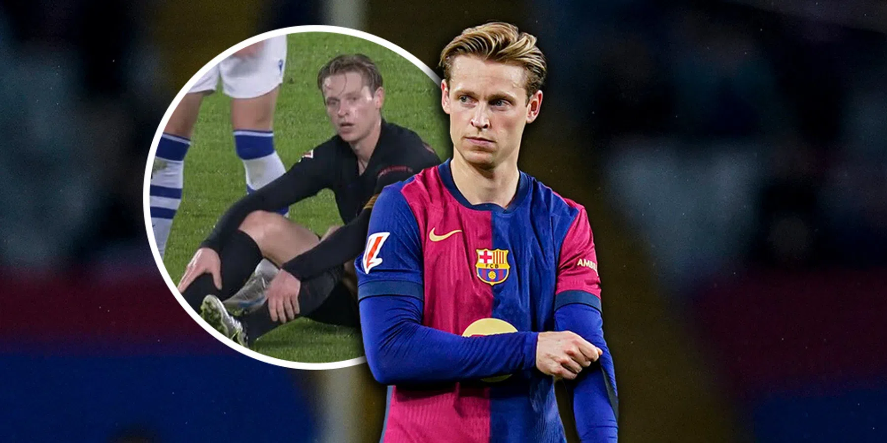 Zorgwekkende wissel bij Barça: De Jong speelt wedstrijd tegen Sociedad niet uit