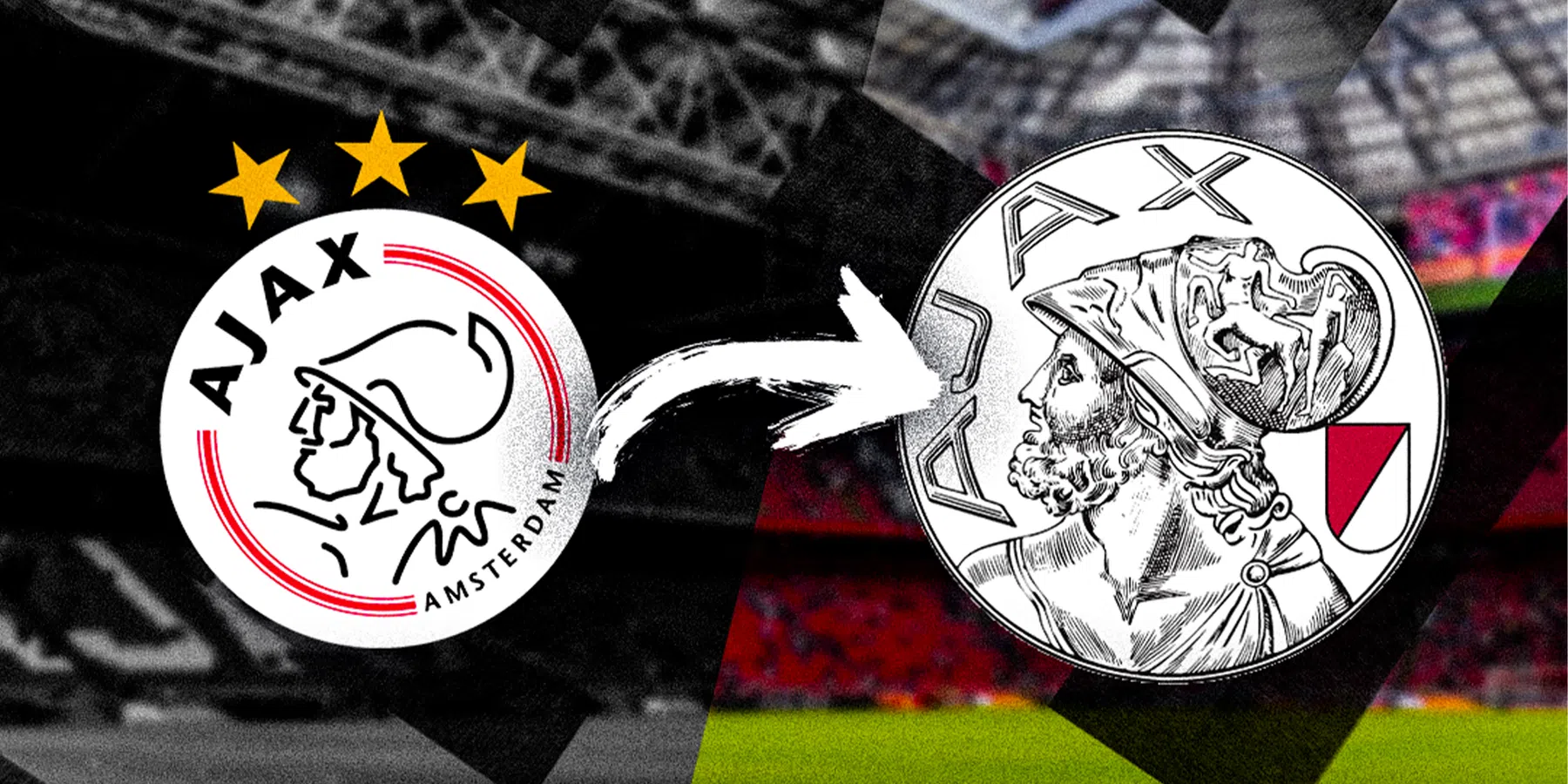 Geelen over terugkeer oude logo Ajax