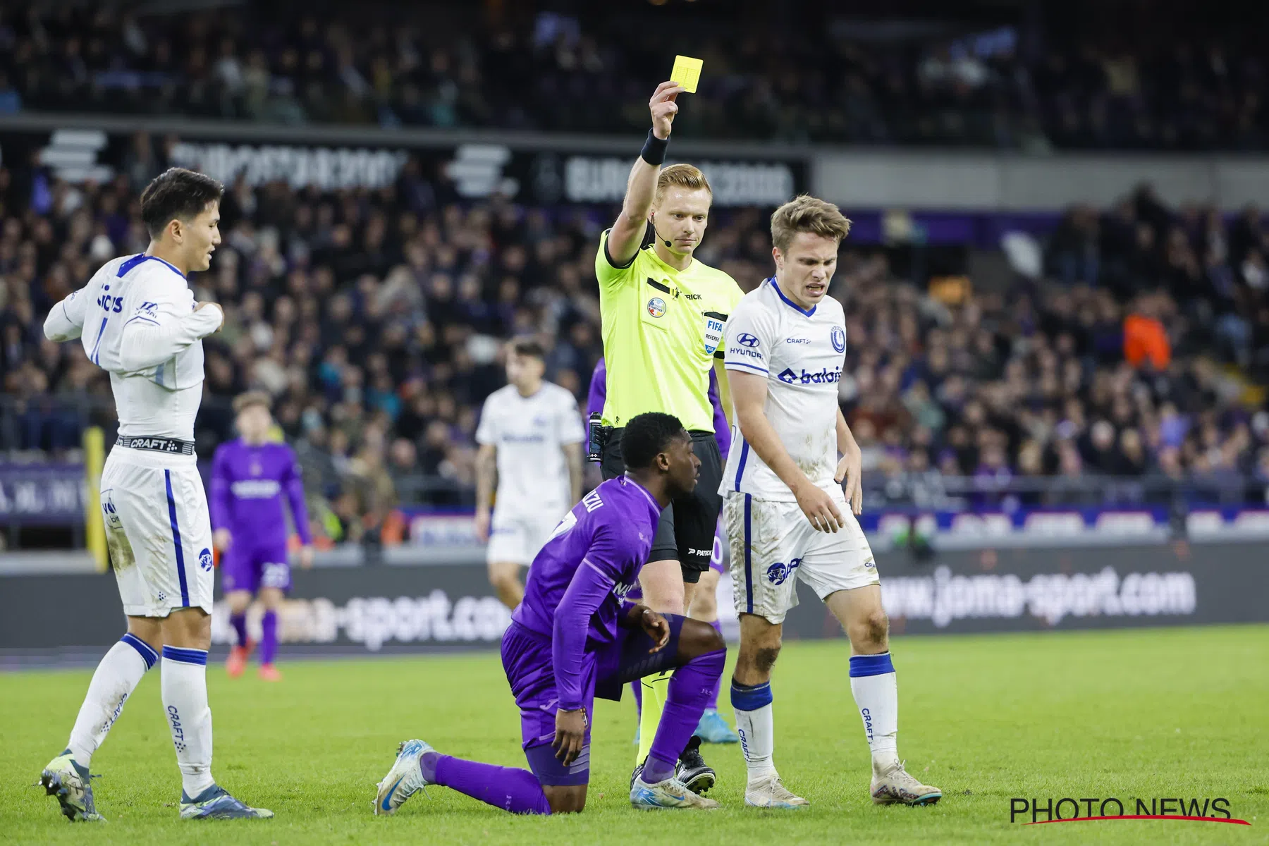 Matisse Samoise hard over arbitrage na RSC Anderlecht - KAA Gent 