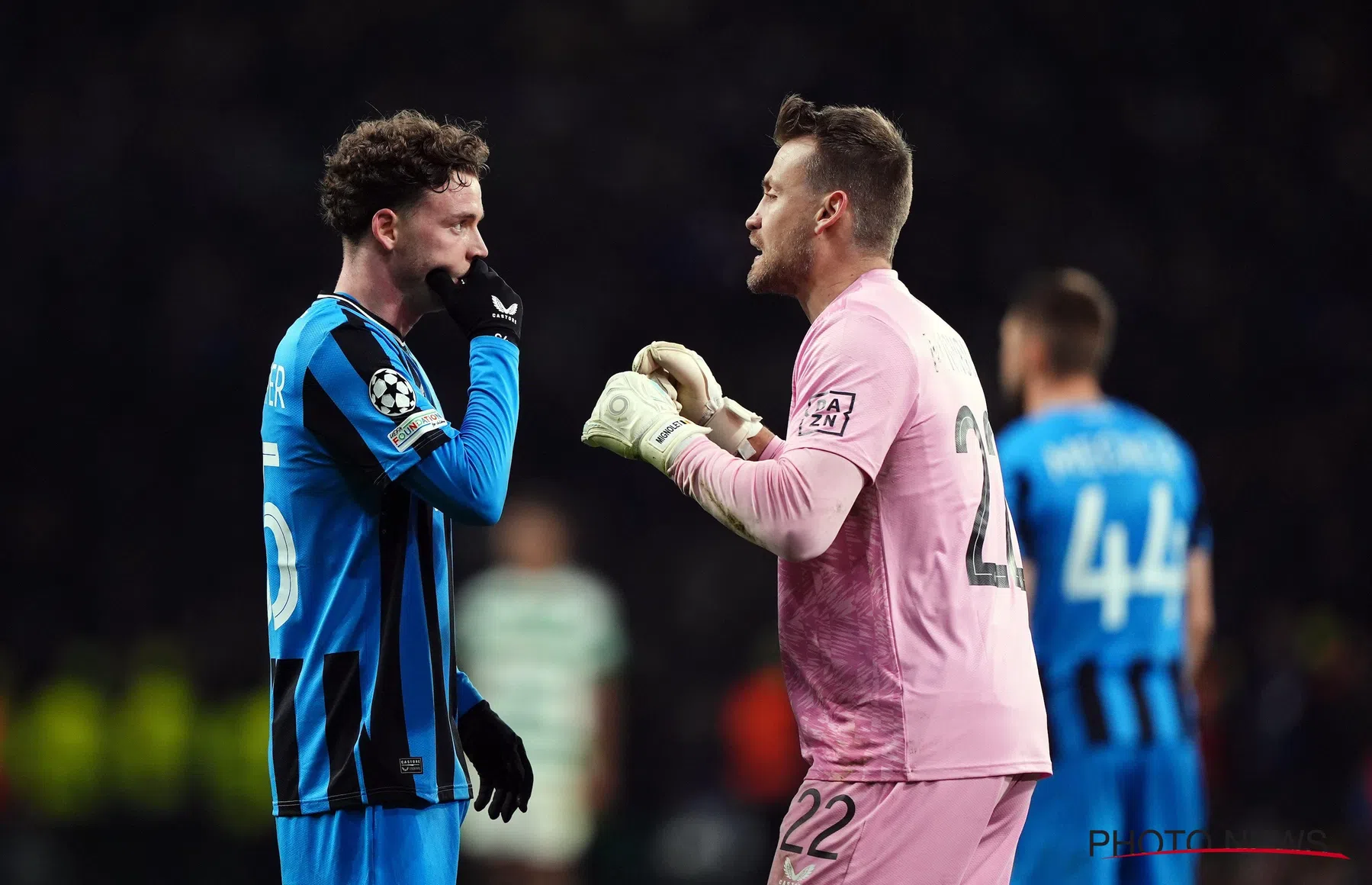 Club Brugge keeper Mignolet over Juventus of Sporting Portugal