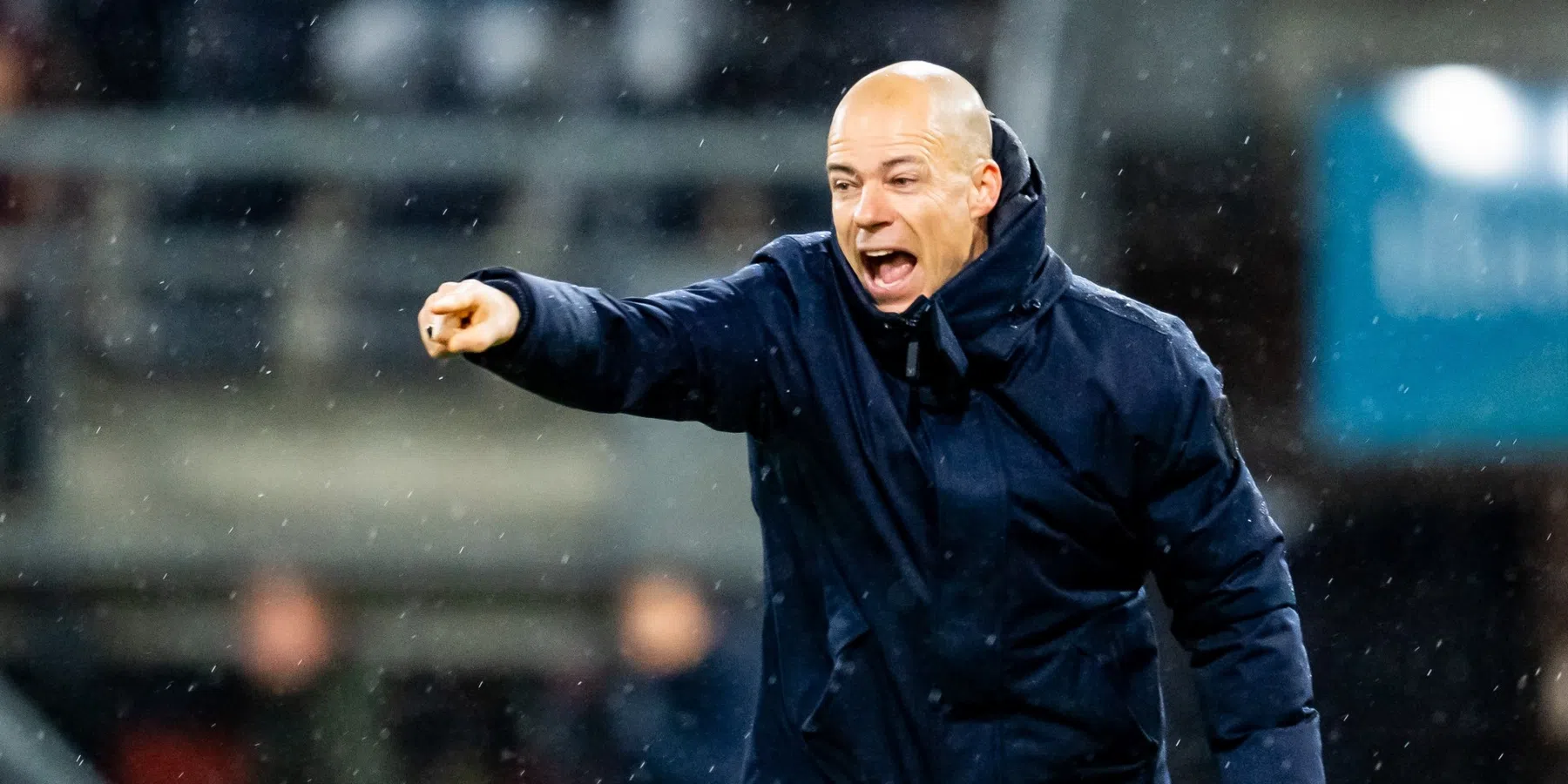 Buijs (Fortuna) en Van de Looi (Heracles) in de clinch