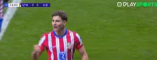 GOAL: Alvarez trapt Atlético Madrid op heerlijke wijze op voorsprong