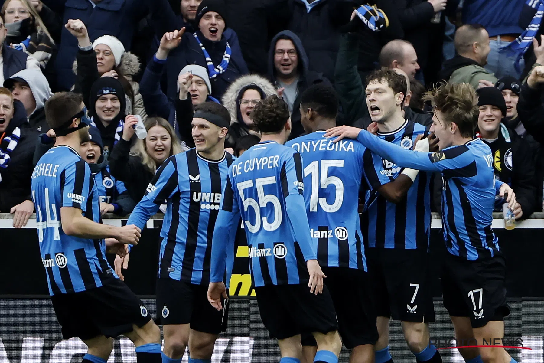 Club Brugge wint van koploper KRC Genk 