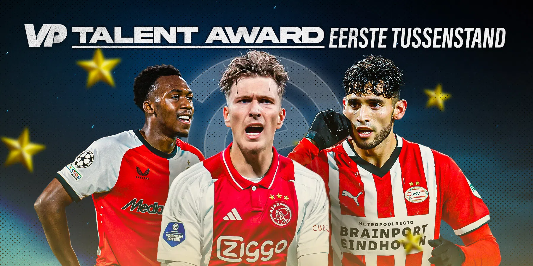 VP Talent Award: Ajax, PSV en Feyenoord op virtueel podium