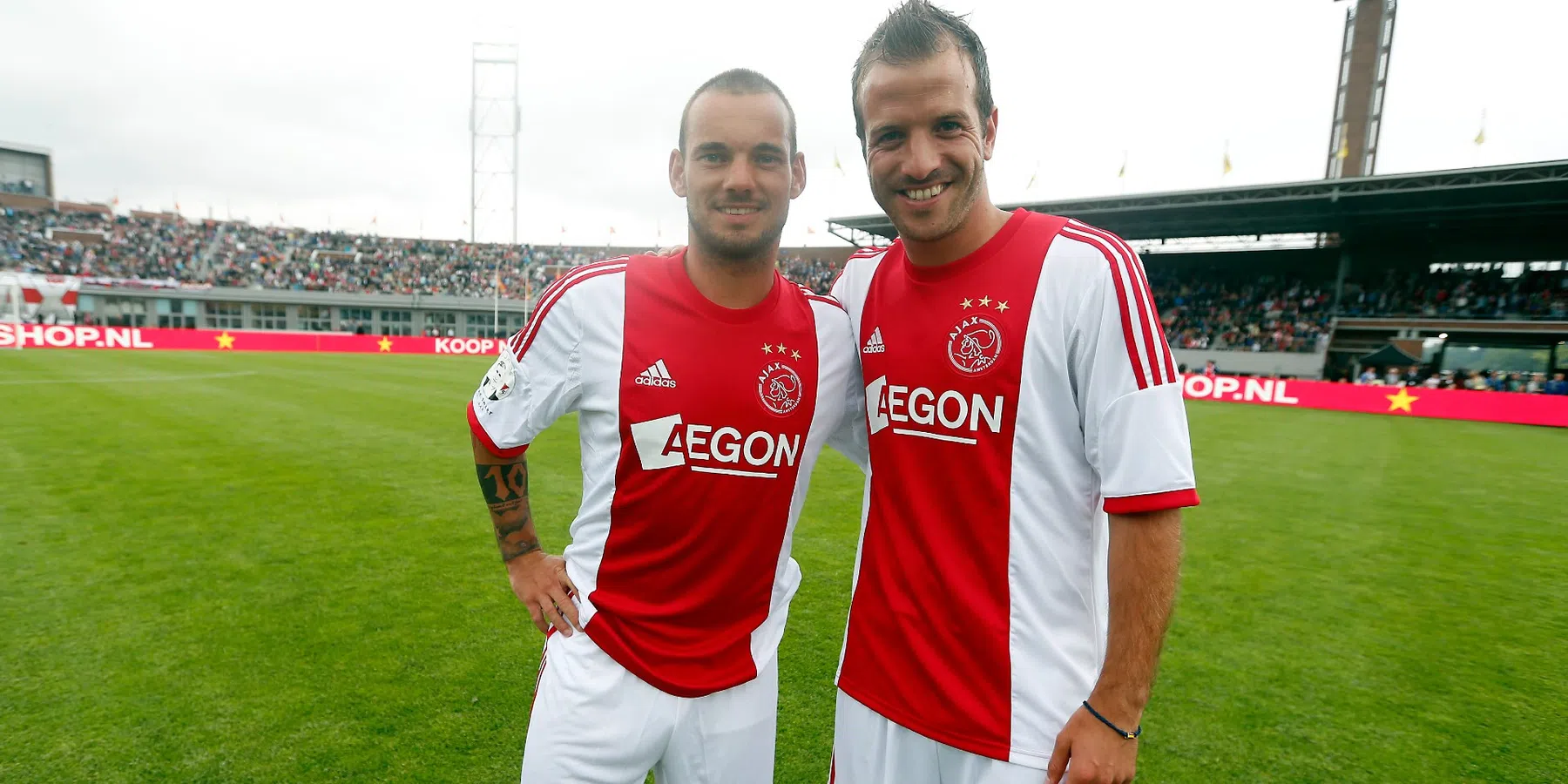 Sneijder en Van der Vaart vergelijken Ajax-periodes