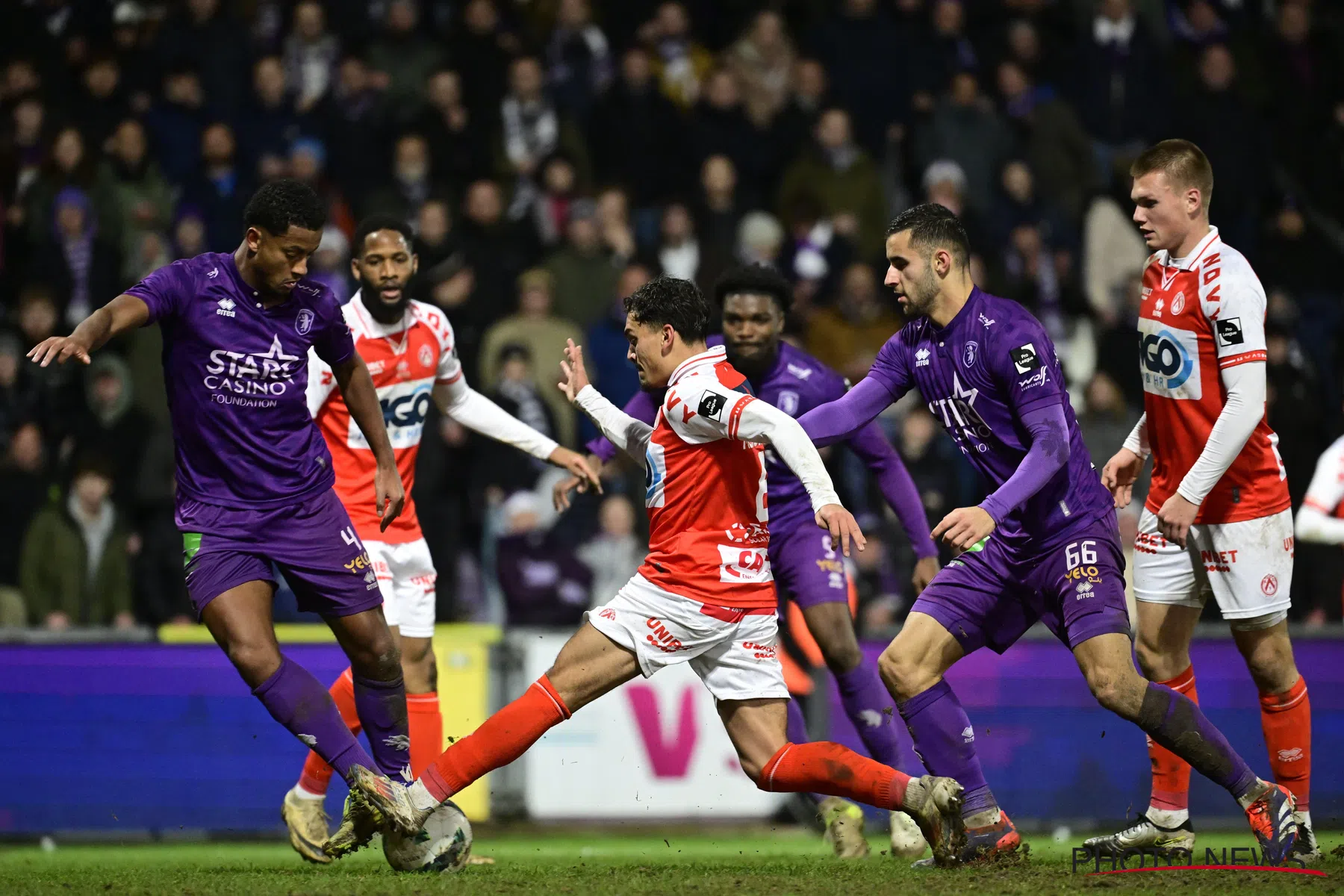 Beerschot en KV Kortrijk spelen gelijk 