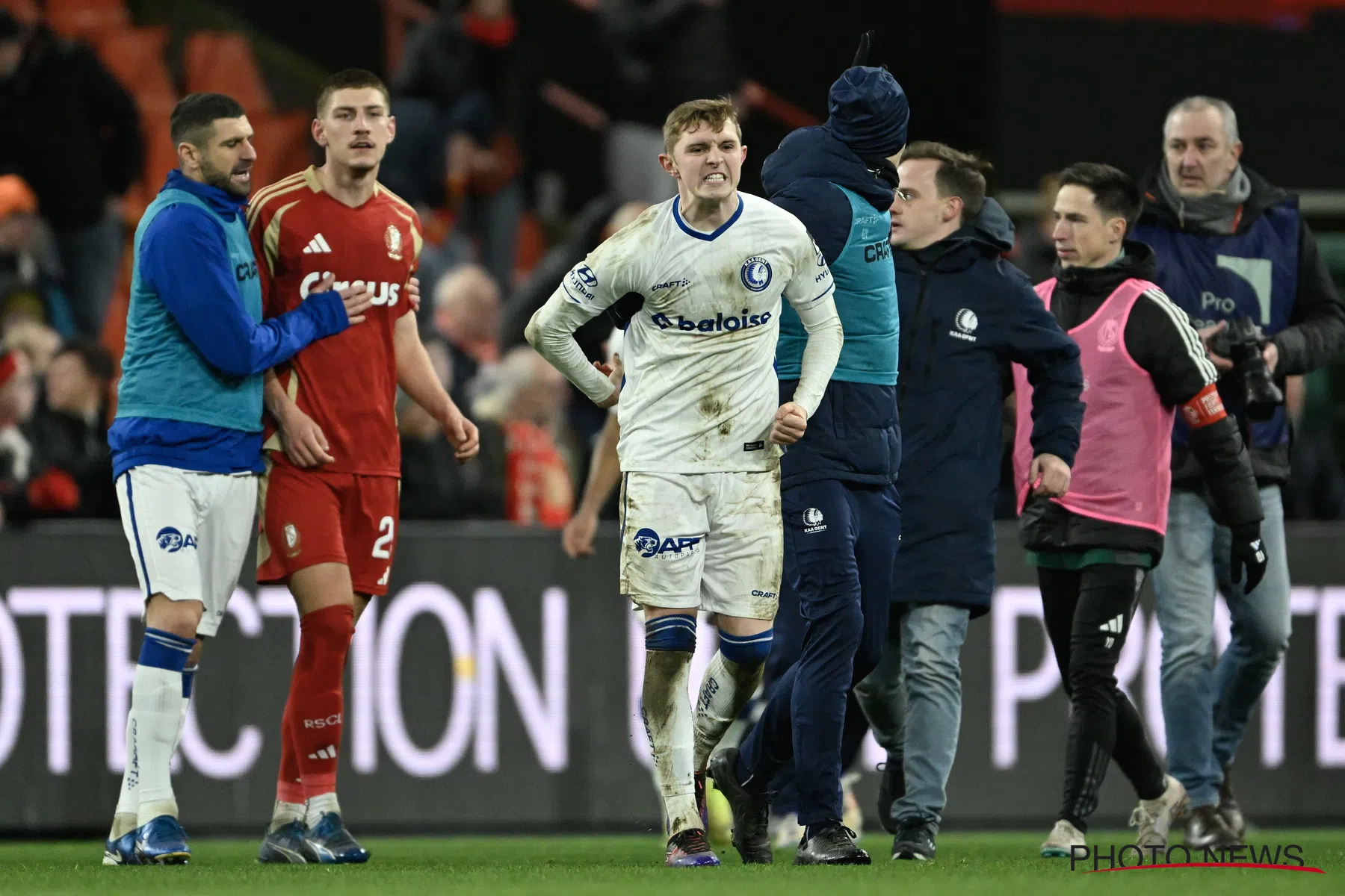 Vreugde bij Dean na Standard – Gent in de Jupiler Pro League