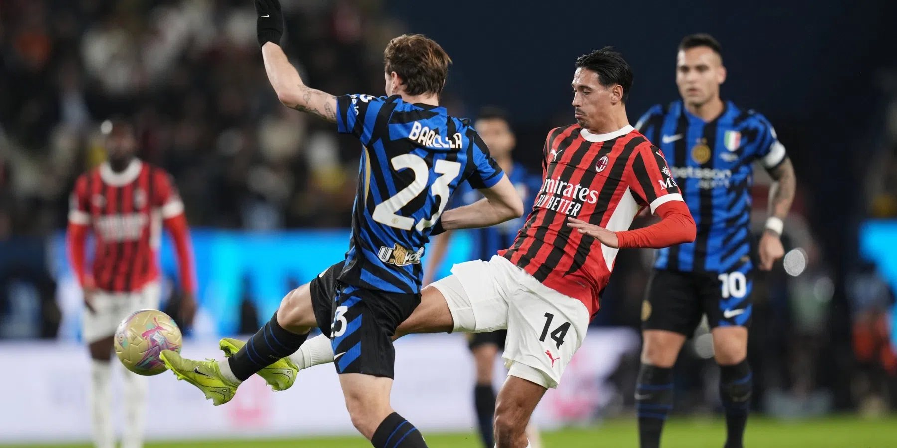 AC Milan verslaat Internazionale en wint Supercoppa