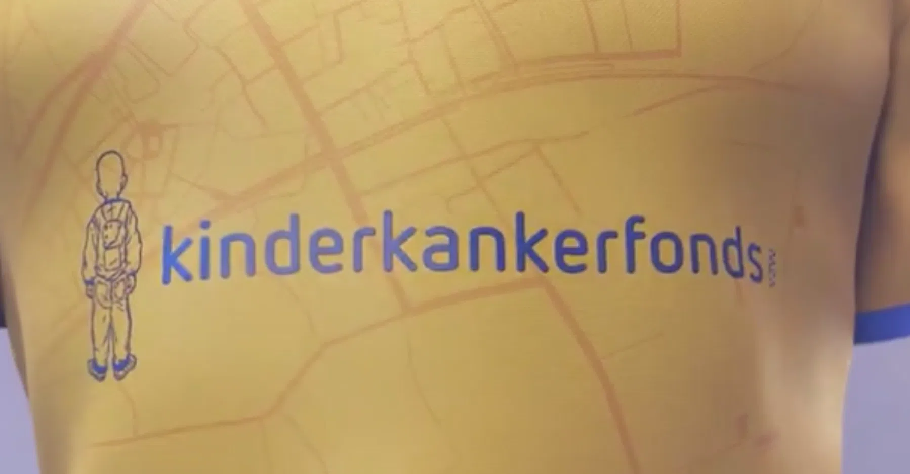 Kinderkankerfonds als sponsor op shirt SK Beveren