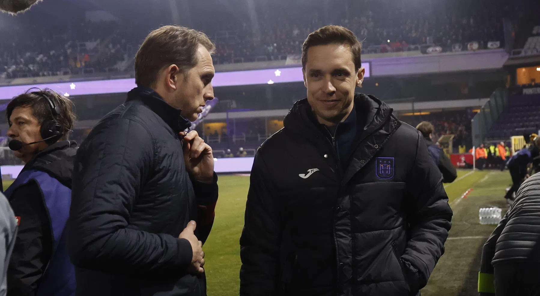 David Hubert tevreden over zege Anderlecht tegen Royal Antwerp in bekermatch