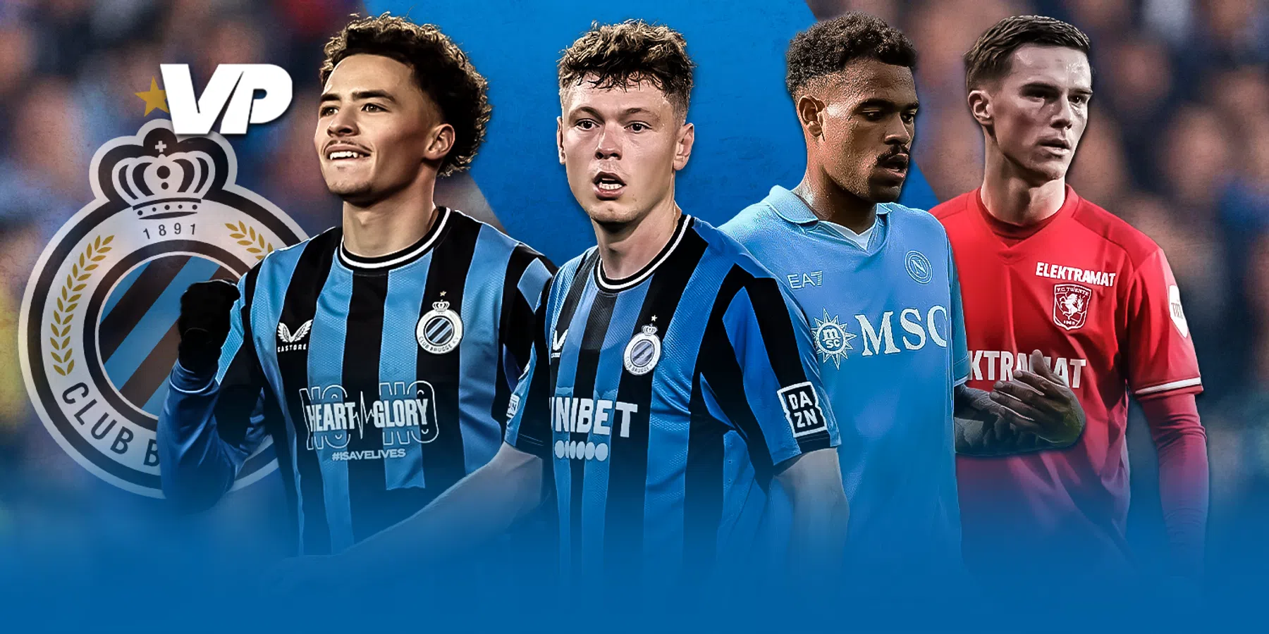 Zeven potentiële vervangers voor Skov Olsen bij Club Brugge