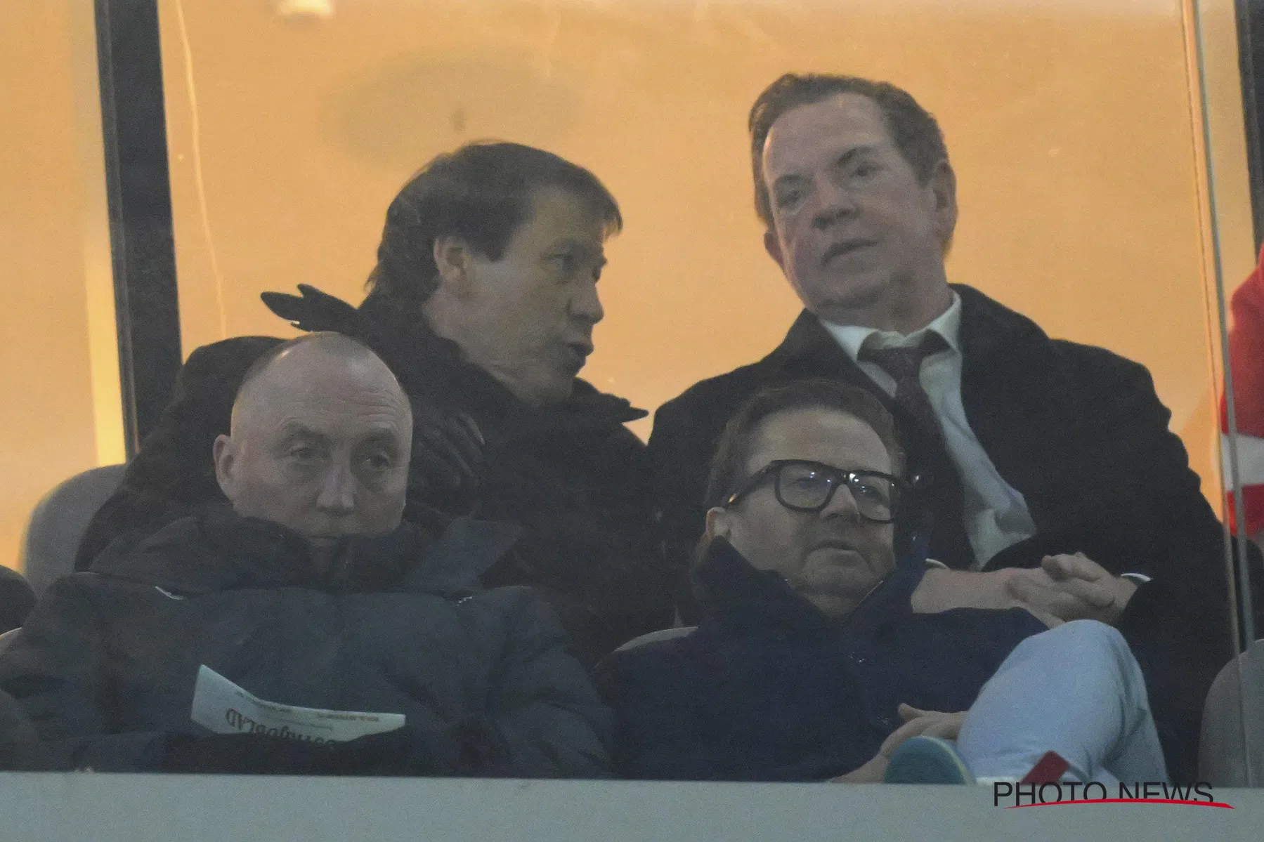Rudi Garcia op de Bosuil om Antwerp - RSC Anderlecht te bekijken