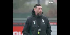 Thumbnail for article: De beelden: Bosschaart leidt eerste training als coach van Feyenoord