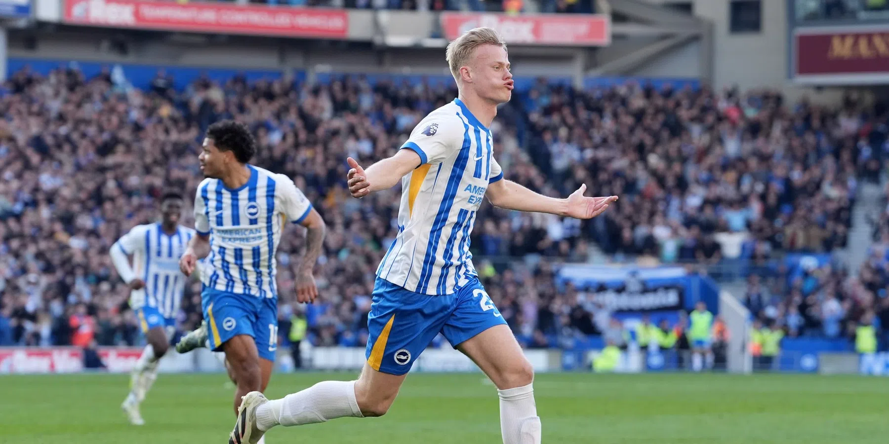Van Hecke euforisch na eerste doelpunt voor Brighton