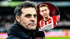 Thumbnail for article: Perez ziet PSV-aanvaller al lange tijd stoeien: 'Hij loopt best wel moeilijk...'