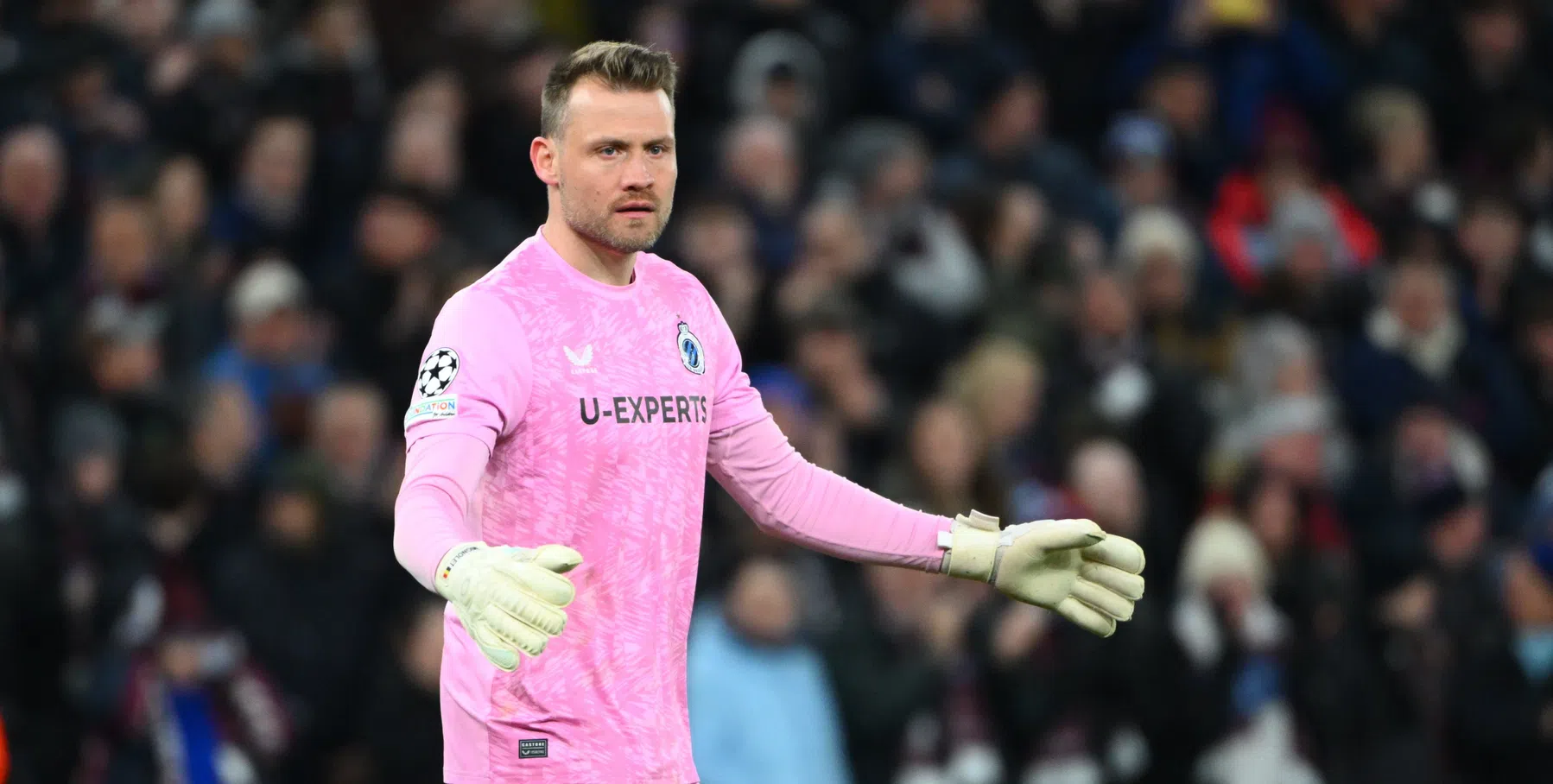 Interview met Simon Mignolet na Aston Villa Club Brugge