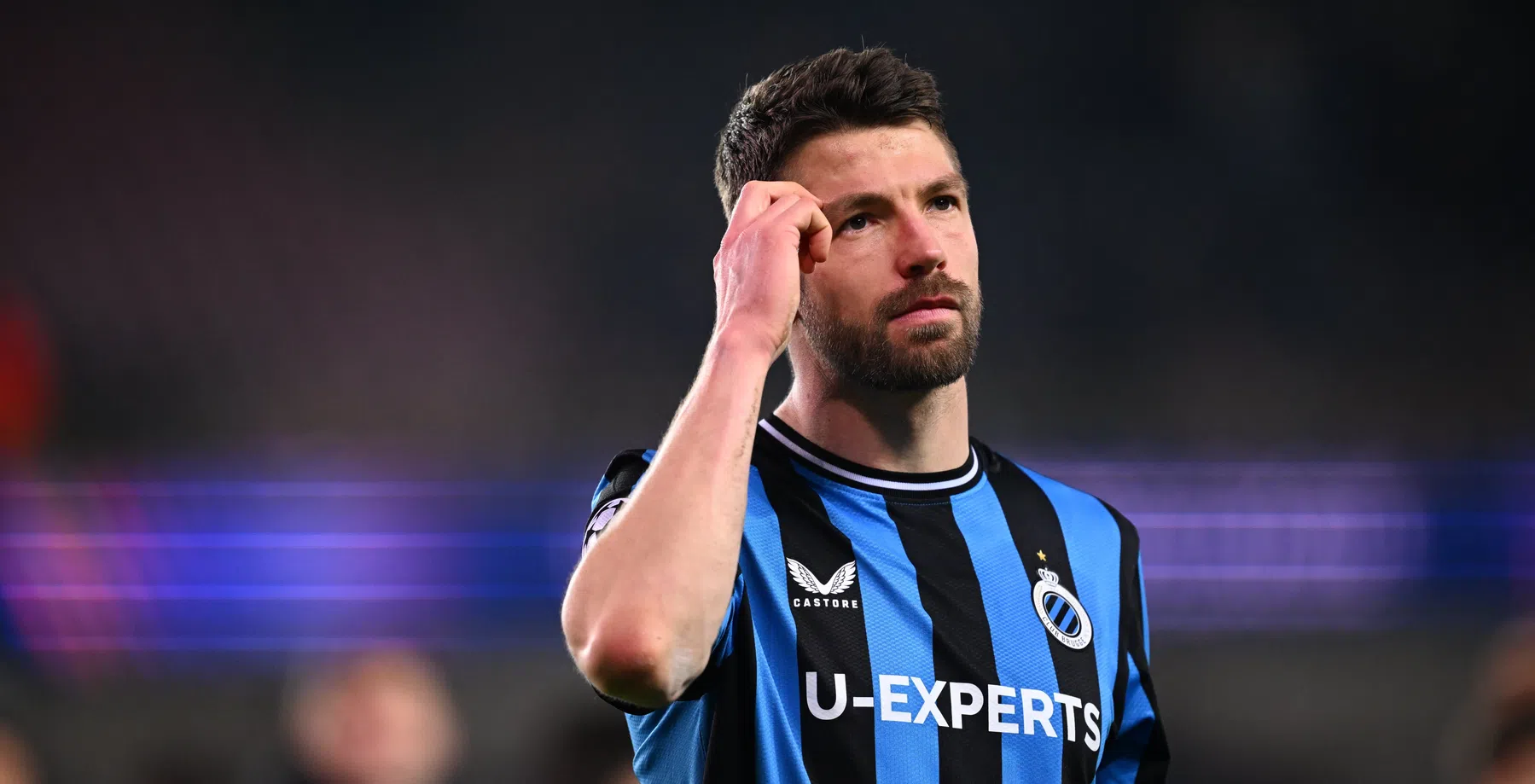 Brandon Mechele van Club Brugge was fan van de Play-Offs in de JPL