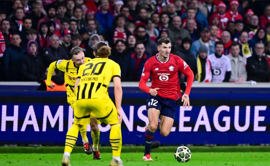 Kritiek op Rode Duivel Thomas Meunier in Franse pers an LOSC Lille 1-2 Dortmund