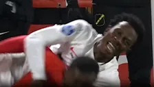 Thumbnail for article: Opvallend: Akujobi zet enorme zaag in op NAC-speler, maar krijgt geen rood