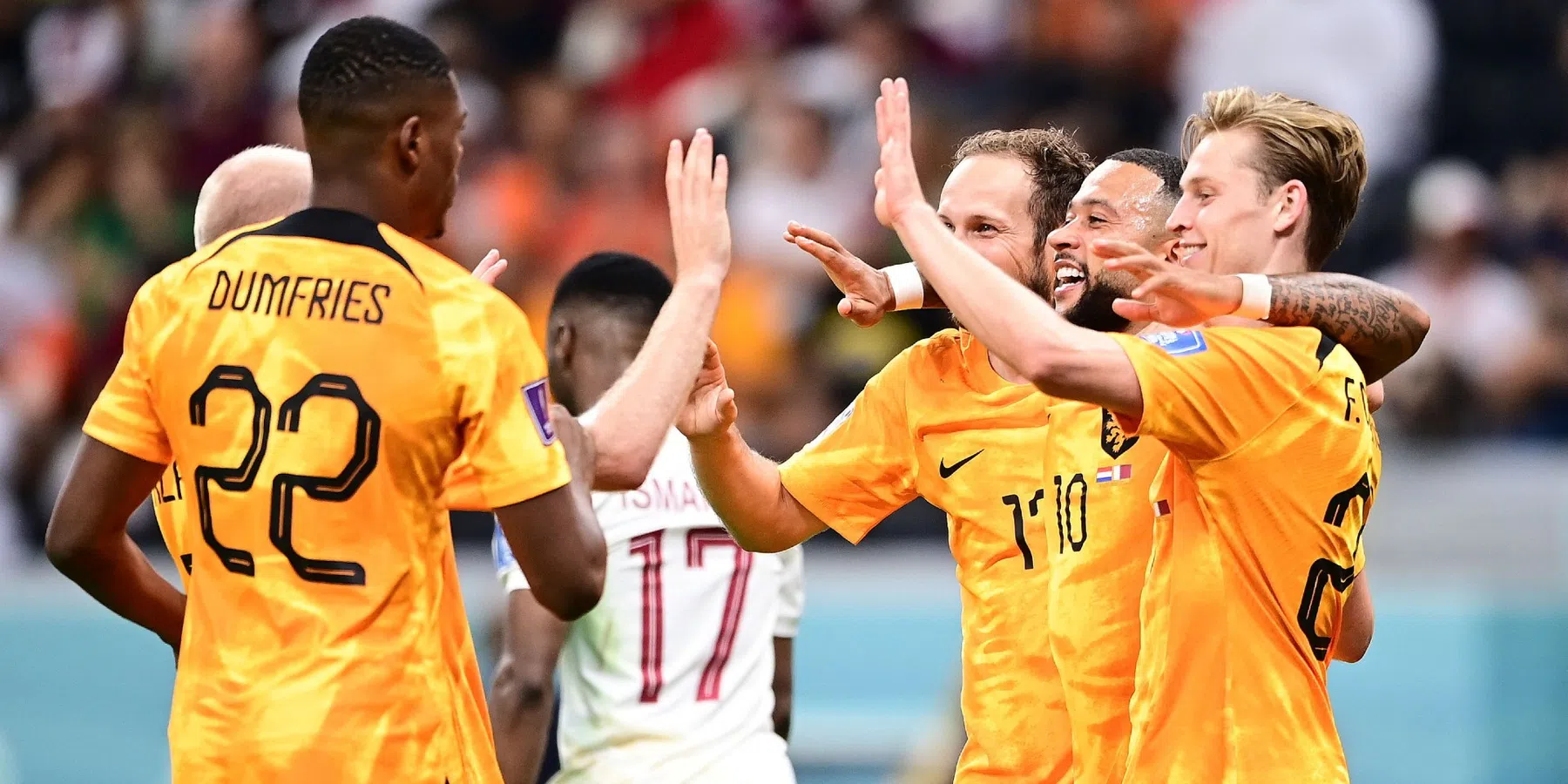 De Jong blij dat Memphis weer bij Oranje zit