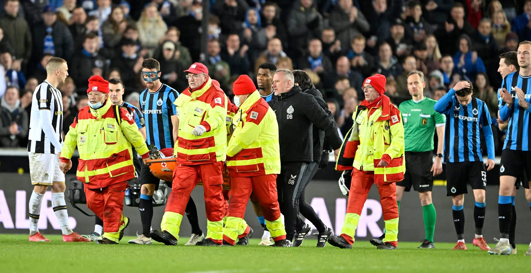 Opluchting bij Club Brugge: 'Mignolet loopt geen breuken op, wel hersenschudding'