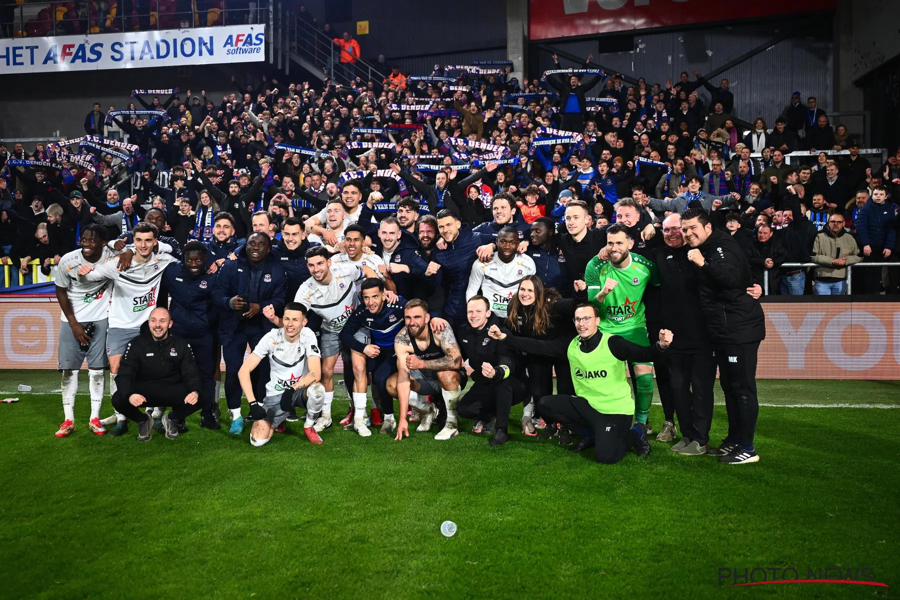 Hein Vanhaezebrouck over Dender dat in de Jupiler Pro League blijft
