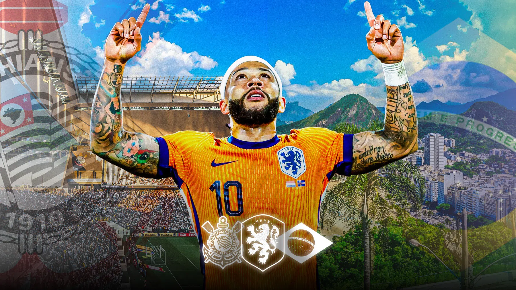 Memphis over Corinthians en Brazilië