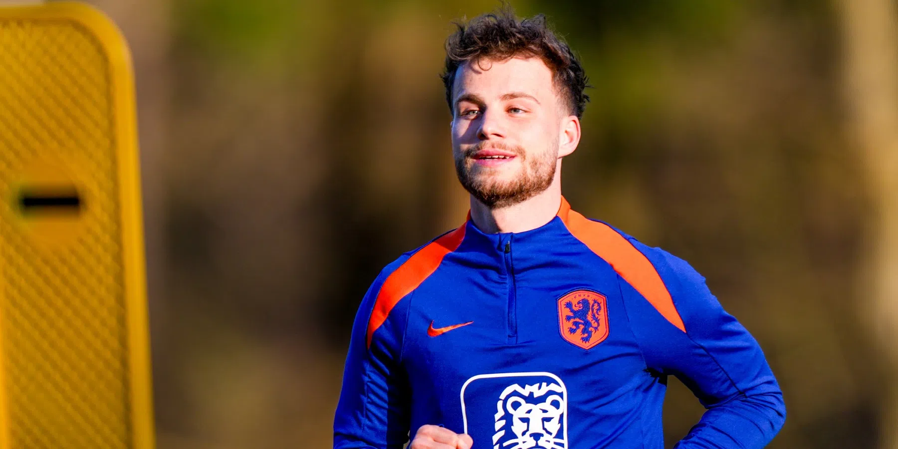 Michael Reiziger na oefenwedstrijd van Jong Oranje in Venetië